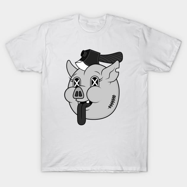 Pig Head T-Shirt by Woah_Jonny